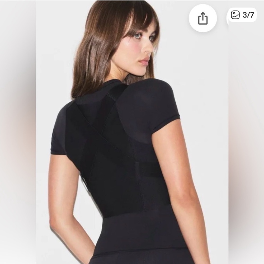 SKIMS Black Posture Trainer Vest
